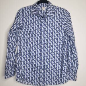 J. Crew| Seahorse Button Down